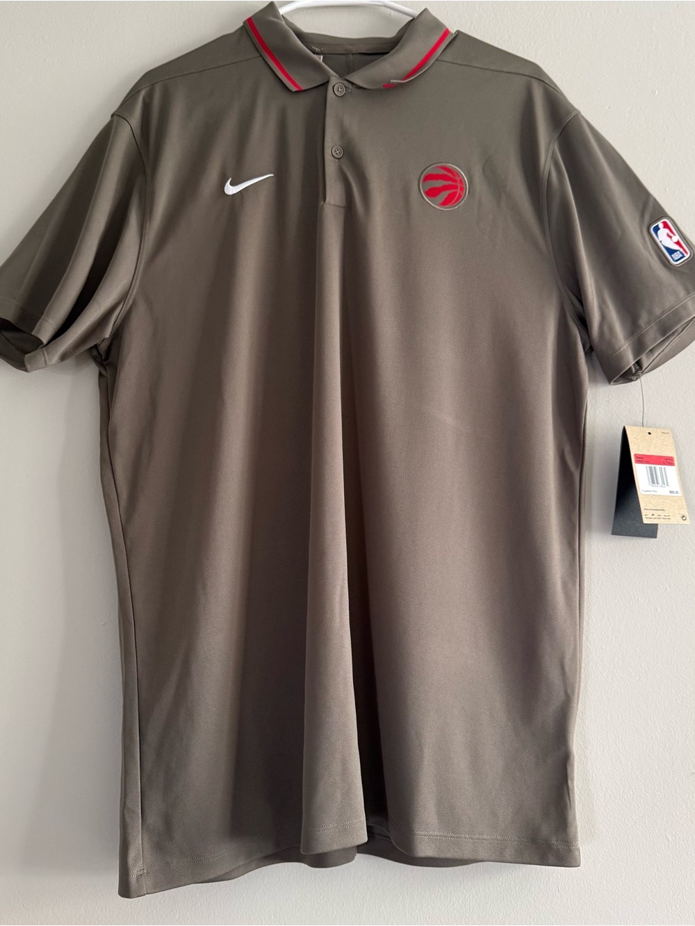 Nike Toronto Raptors Team Issue Dri-FIT Polo Shirt Men’s Large Tall NBA NWT